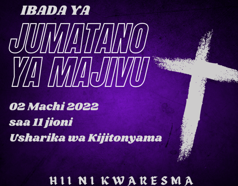 IBADA YA JUMATANO YA MAJIVU