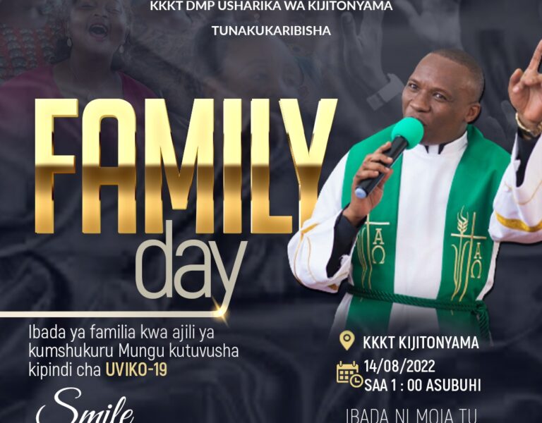 IBADA MAALUM YA SHUKRANI YA FAMILIA 14 AGOSTI 2022